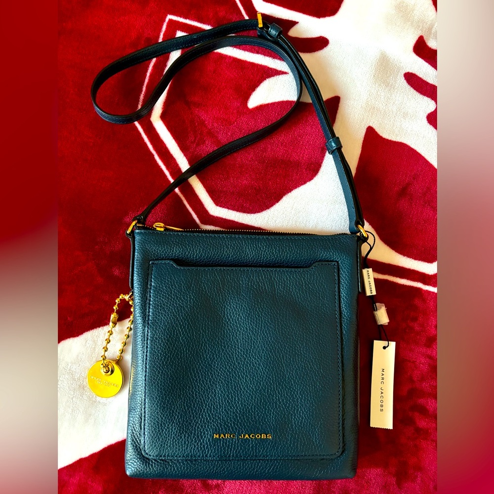 New! Marc Jacobs Tourist Crossbody Bag - Navy Blue Color